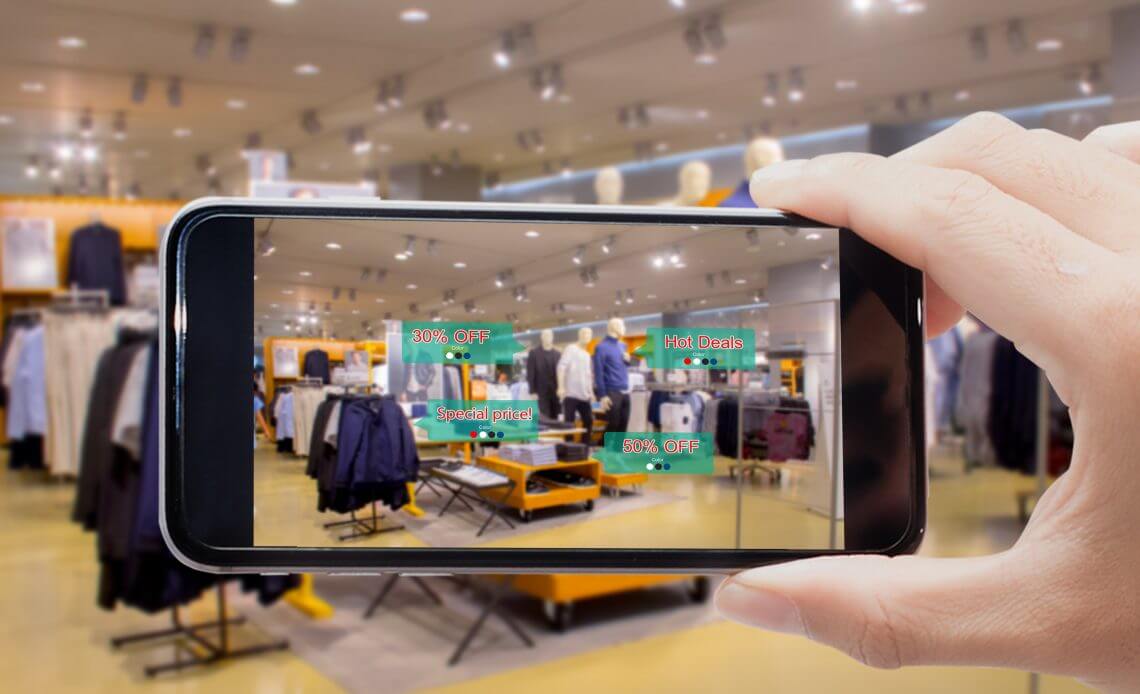 AR in store experience for retailers